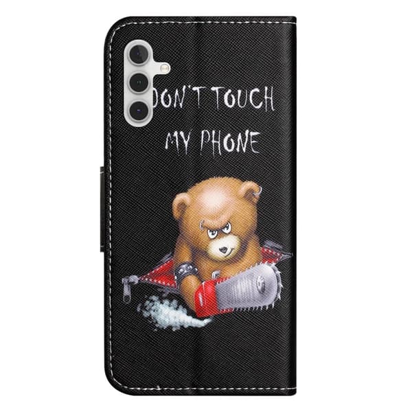 Wonderland Samsung Galaxy S24 FE flip-etui - Bjørn Black