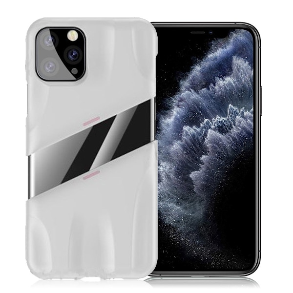 Baseus Lets Go Airflow - iPhone 11 Pro-skydd - Vit / Rosa Vit