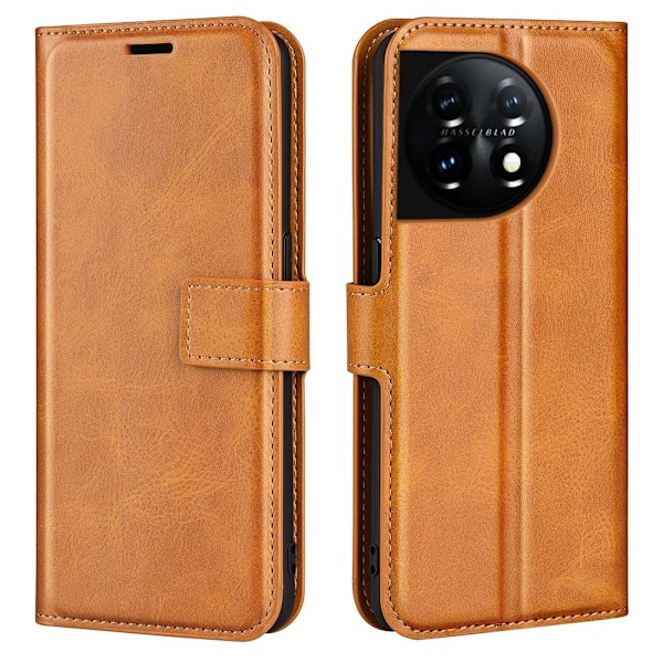 Lompakko Nahkakotelo For OnePlus 11 - Keltainen Yellow