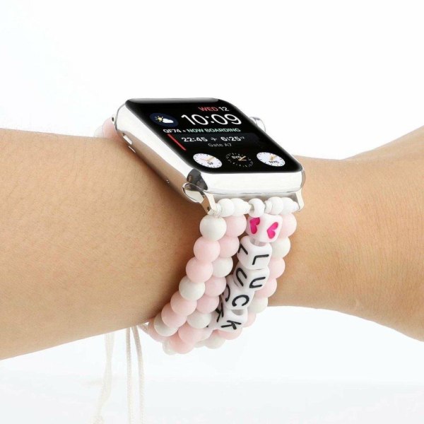 Apple Watch Series 6 / 5 44mm lucky beads rem - pink Pink