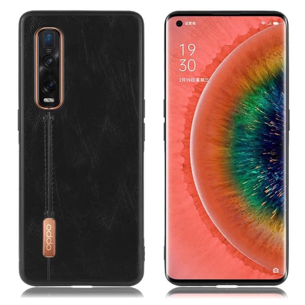 Admiral Oppo Find X2 Pro deksel - Svart Black