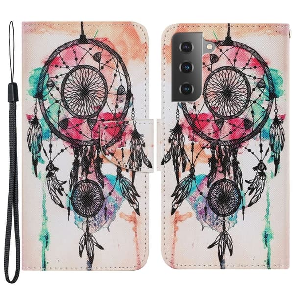 Wonderland Samsung Galaxy S22 Flip Etui - Windbell Multicolor