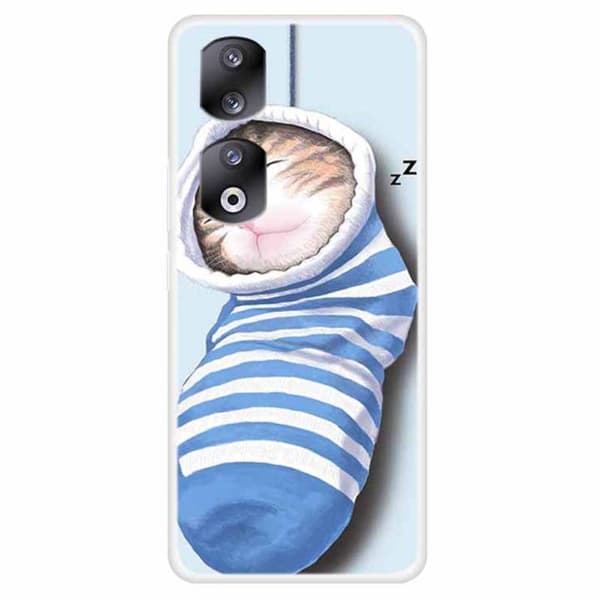 Imagine Honor 90 Pro cover - Sokker Og Kat Blue