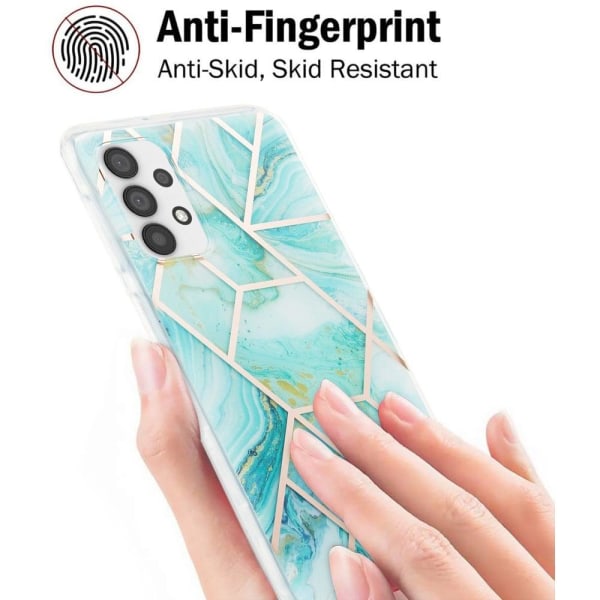 Marble design Samsung Galaxy A23 kotelot - Sininen Blue