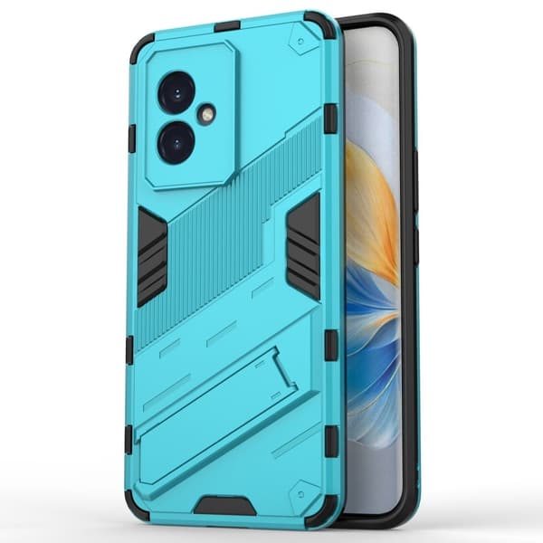 Støtsikkert hybriddeksel med et moderne preg for Honor 100 - Babyblå Blue