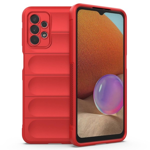 Mjukt greppformat Samsung Galaxy M32 5G / Samsung Galaxy A32 5G skal - Röd Röd