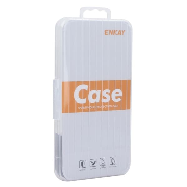 ENKAY klart fallsikkert etui for Xiaomi Redmi Note 13 Transparent