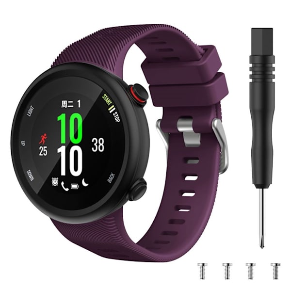Garmin Forerunner 45 cool silikone Urrem - Lilla Purple