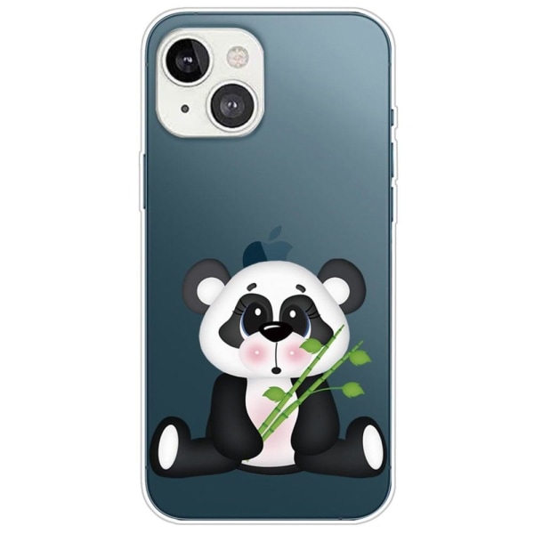 Deco iPhone 14 Plus skal - Panda Och Bambu Vit