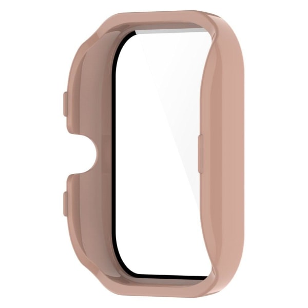 Amazfit GTS 4 Mini cover with tempered glass screen protector - Rosa
