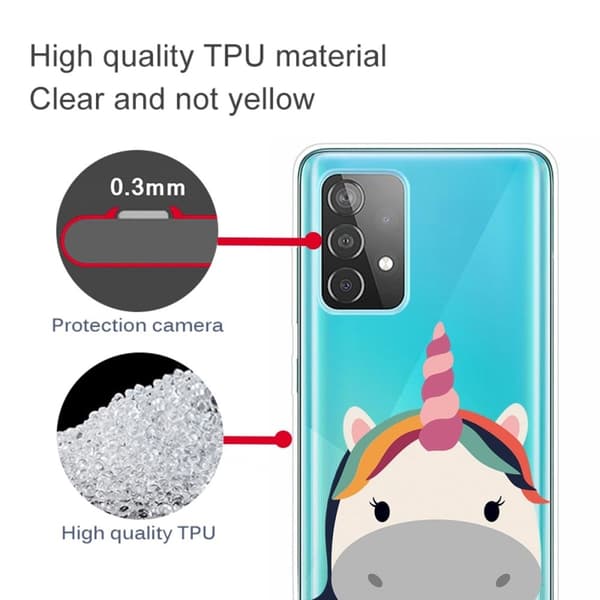 Deco Samsung Galaxy A23 deksel - Hest Multicolor