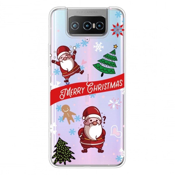 Christmas ASUS Zenfone 7 Pro fodral - Happy Santa multifärg