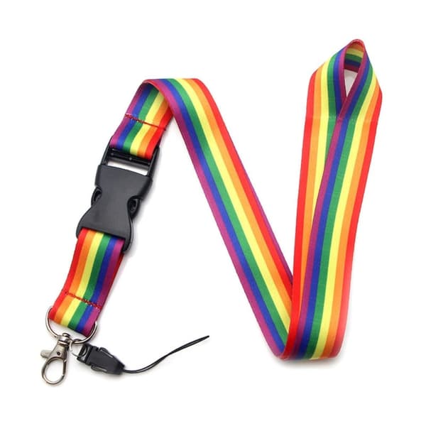 Universel telefonsnor med cool mønster - Regnbue Multicolor