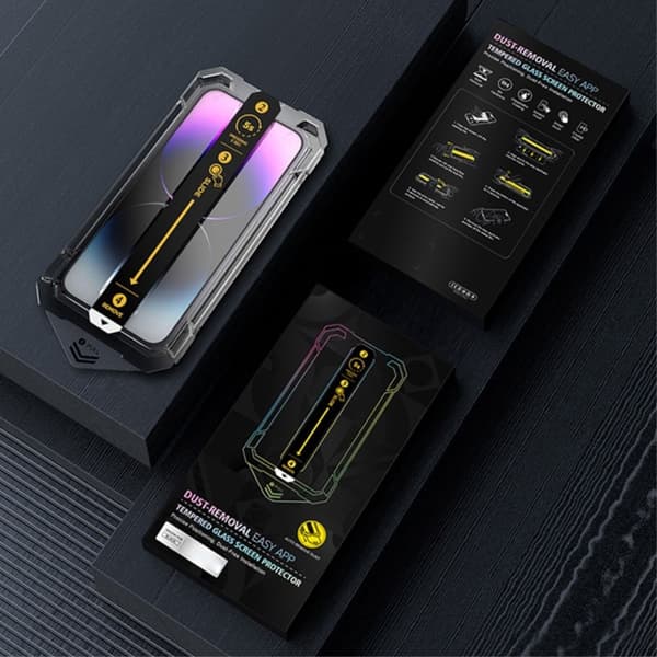 HD Clear tempered Glass Screen Protector for iPhone 15 Plus Transparent