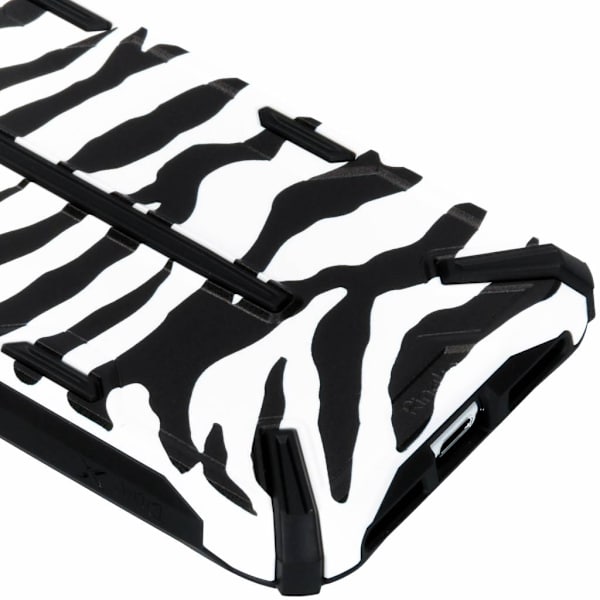 Ringke DUAL X för iPhone X/XS - Zebra Vit Vit