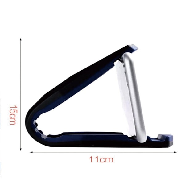 Universal telefonholder til bilmontering - Sort / Hvid Black