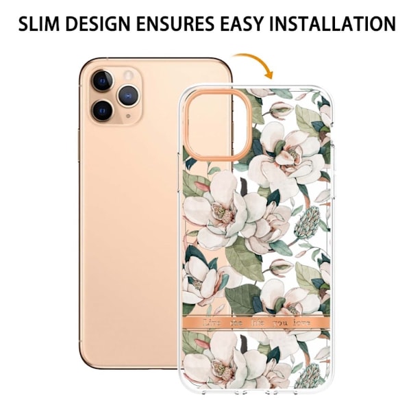 Erittäin ohut ja kestävä pehmeä kansi iPhone 11 Pro Max -puhelimelle - Vihreä Gardenia Green