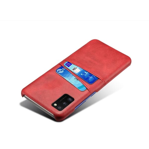 Dual Card kuoret - Samsung Galaxy A41 - Punainen Red