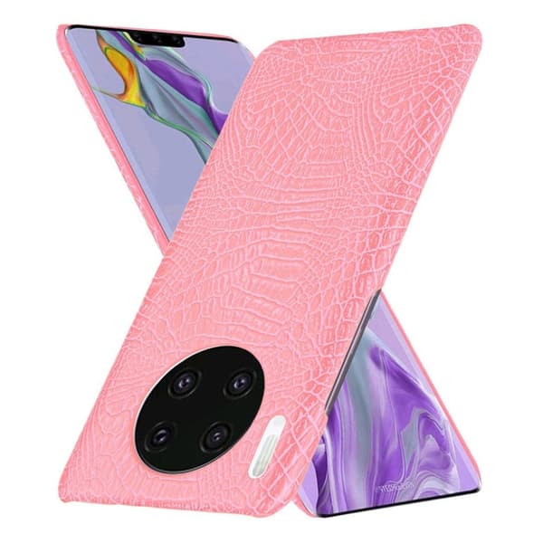 Croco Huawei Mate 30 deksel - Rosa Pink