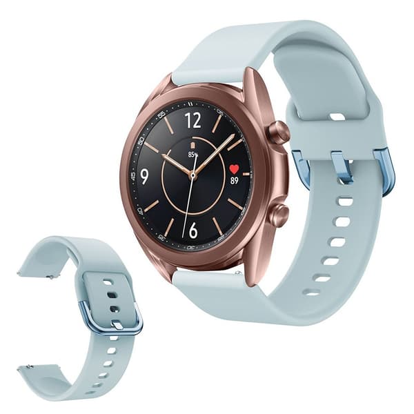 Samsung Galaxy Watch 3 (41mm) simple silikone rem - babyblå Blue