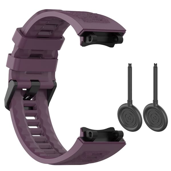 Amazfit T-Rex 2 klockarmband i silikon - Mörklila Lila