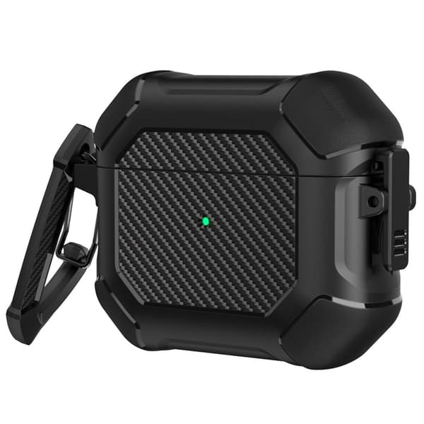 AirPods 3-etui i karbonfiber - Svart Black