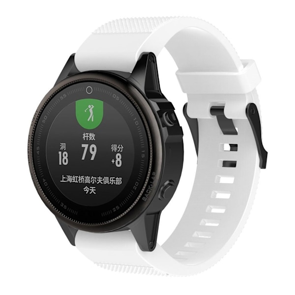 Garmin Fenix 5S klockarmband silikon - Vit Vit