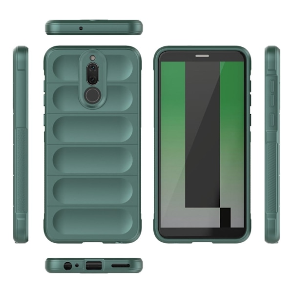Mjukt greppformat Huawei Mate 10 Lite skal - Grön Grön