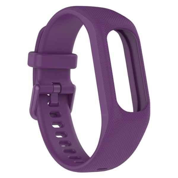 Garmin Vivosmart 5 enkel silikone-urrem - Lilla Purple