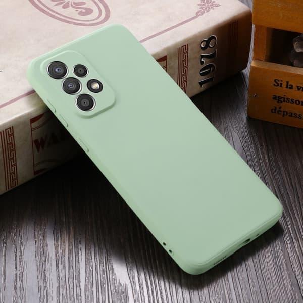 Matte Liquid Samsung Galaxy A33 5G silikone cover - Grøn Green