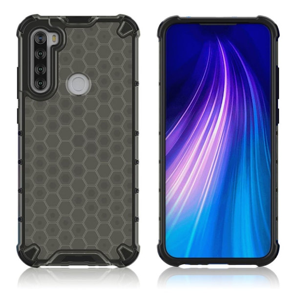 Bofink Honeycomb Xiaomi Redmi Note 8T cover – Sort Black
