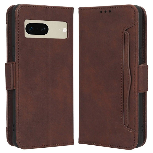 Moderni Nahkalaukku For Google Pixel 7 - Ruskea Brown