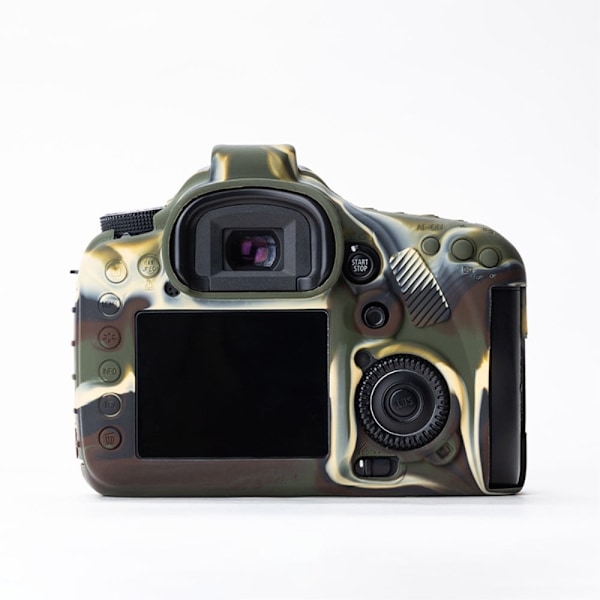 Canon EOS 7D silikoneovertræk - Camouflage Green