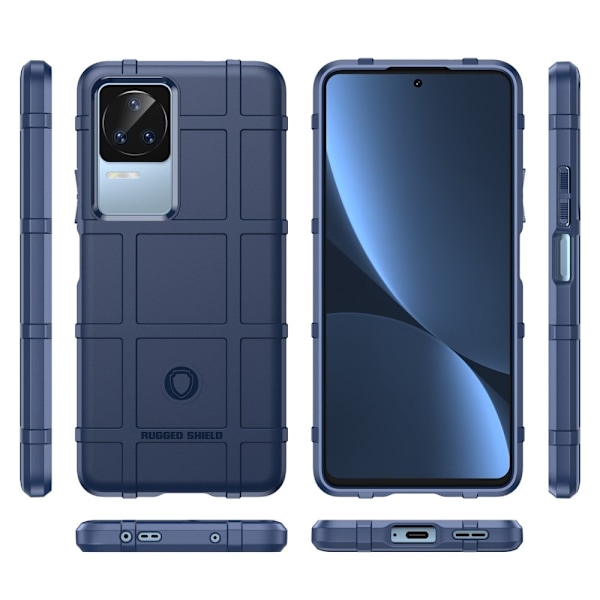 Rugged Shield Xiaomi Redmi K50 / Xiaomi Redmi K50 Pro skal - Blå Blå