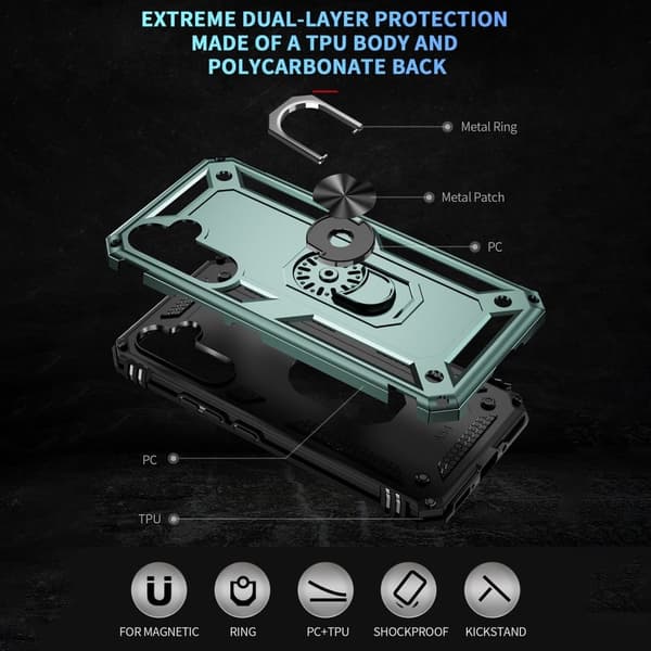 Bofink Combat Samsung Galaxy A54 skal - Grön Grön