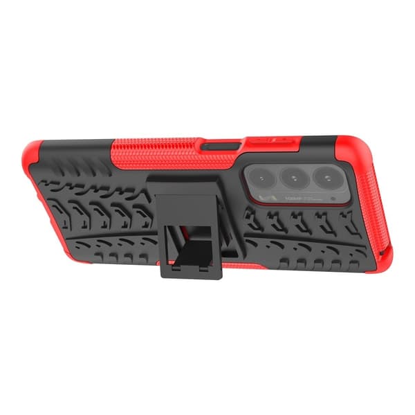 Offroad Suojakotelo Motorola Edge (2021) - Punainen Red
