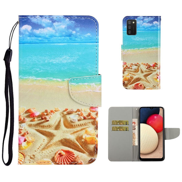 Wonderland Samsung Galaxy A02s Flippetui - Sea Multicolor