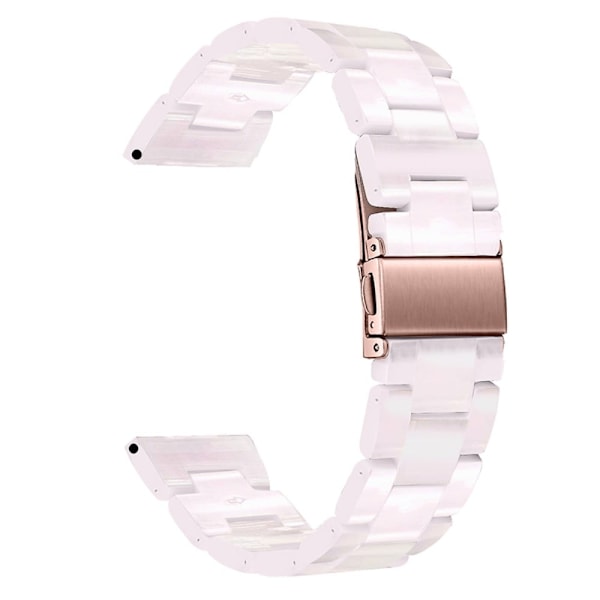 20 mm Huawei Watch Watch 2 / GT 2 42 mm klockarmband i harts med spänne i rostfritt stål - Ljusrosa Rosa