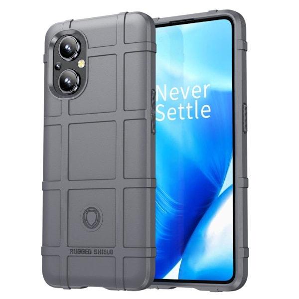 Rugged Shield Suojakotelo OnePlus Nord N20 5G - Harmaa Silver grey