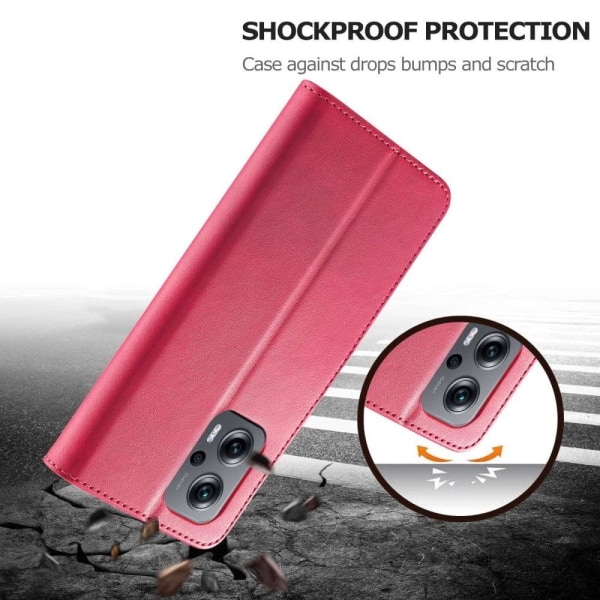 LC.IMEEKE Xiaomi Redmi Note 11E / 11 Prime 5g / M4 5g Flip Etui - Lyserød Pink