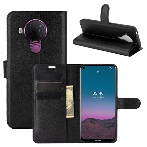 Classic Nokia 5.4 Flippetui - Svart Black