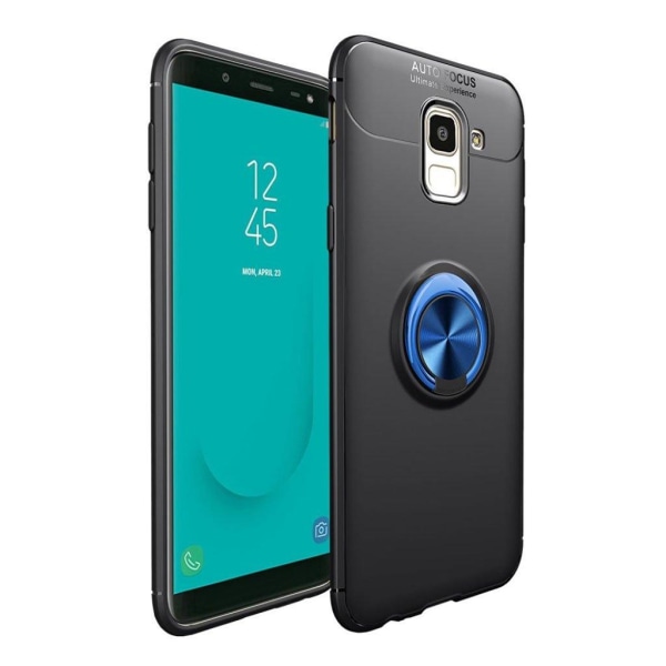 Samsung Galaxy J6 (2018) mobilskal metall plast handring - Svart multifärg