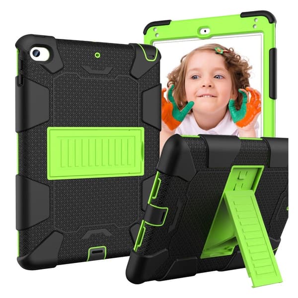 iPad Mini (2019) kaksivärinen hybridikotelo - Musta / Vihreä Green