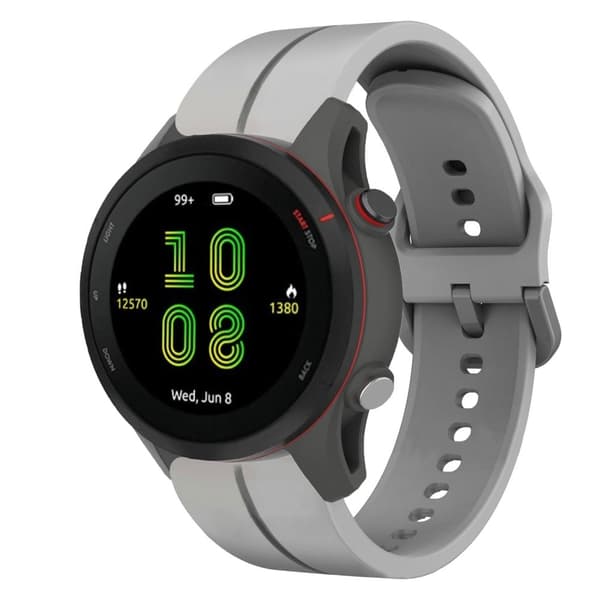 Huawei Watch 3 Pro / GT 2 Pro / GT 2e / GT silikonerem - Lysegrå Silver grey