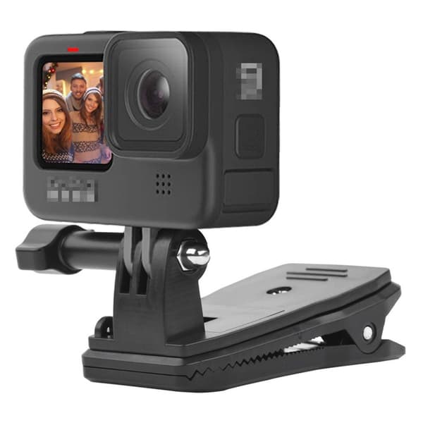 GoPro Hero 9-ryggsekkklips Black