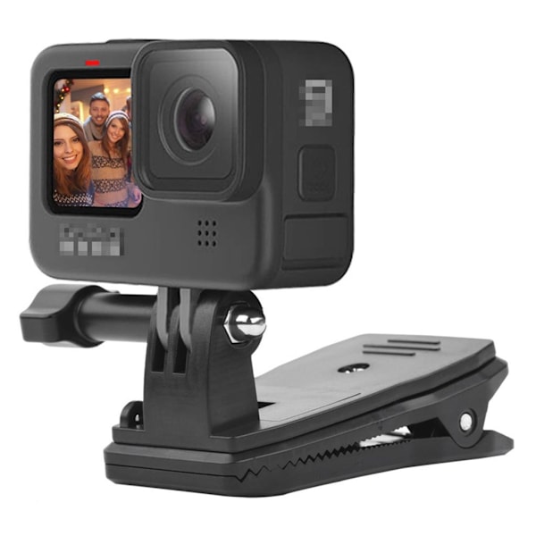 Klips til GoPro Hero 9-rygsæk Black