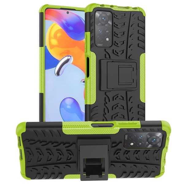 Offroad Xiaomi Redmi Note 11S 5G / Xiaomi Redmi Note 11 Pro cover - Grøn Green