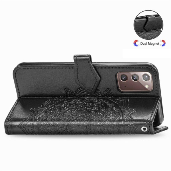 Mandala Samsung Galaxy Note 20 5G / Note 20 Flip case - Black Black