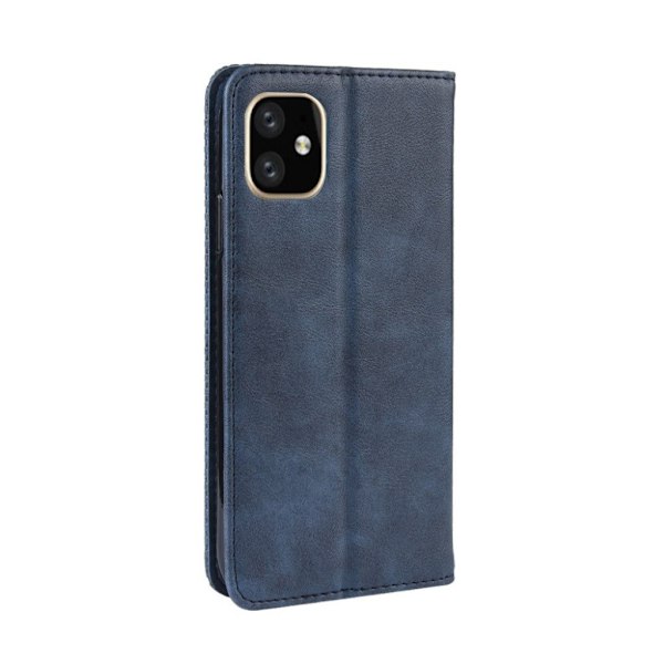 Bofink Vintage läder iPhone 12 Pro Max fodral - Blå Blå