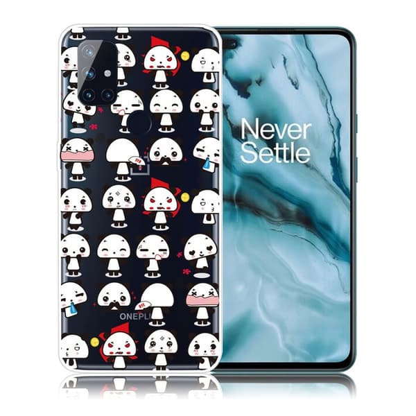 Deco OnePlus Nord N10 5G Etui - Søt Mønster Multicolor